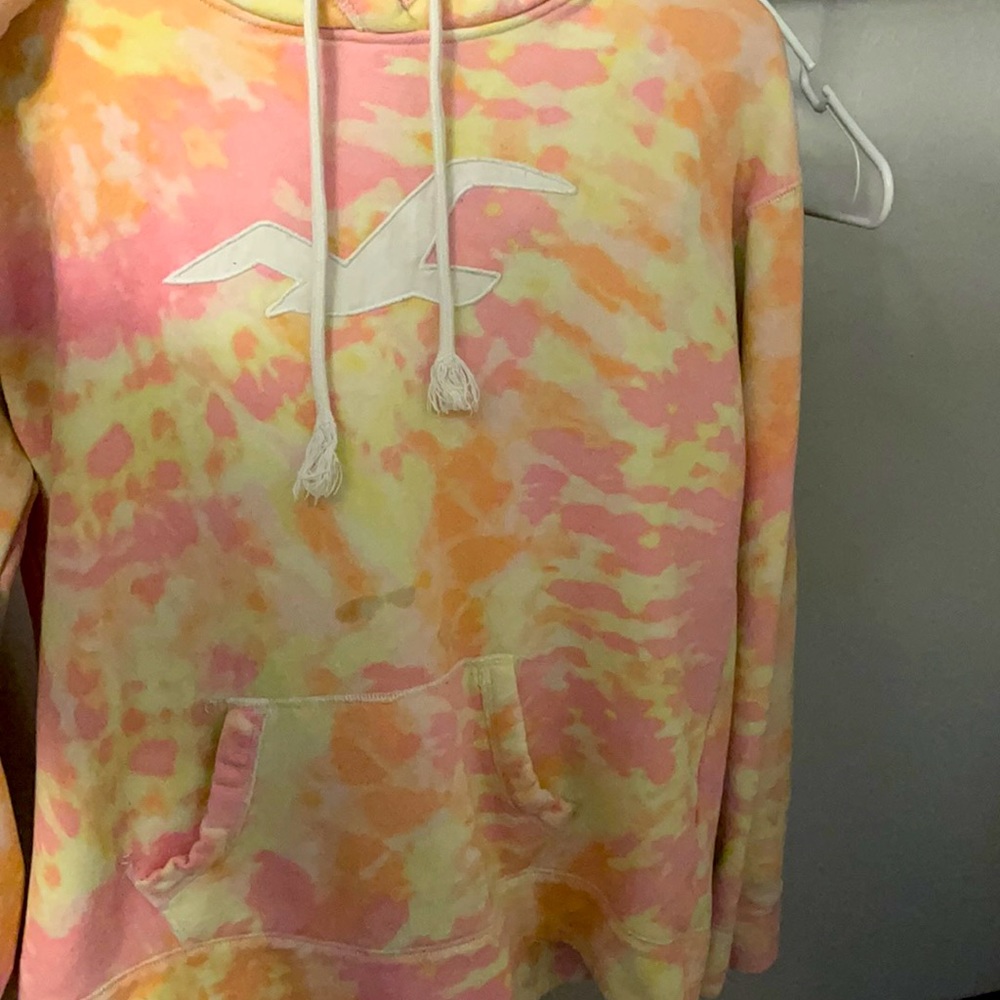 Hollister tie dye hoodie